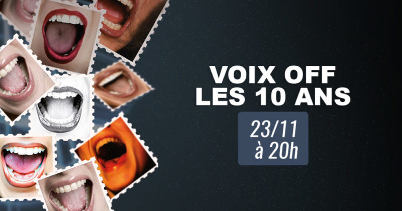 Festival Voix Off – Perwez on November the 23th