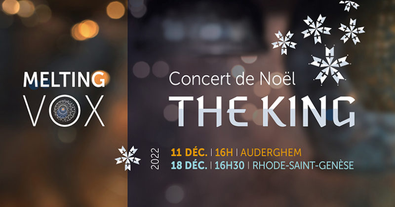 Concerts de Noël les 11 et 18 décembre à Auderghem et Rhode-Saint-Genèse